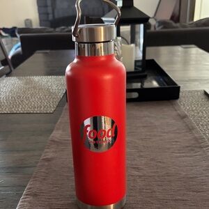Vibrant Red Insulated Water Bottle